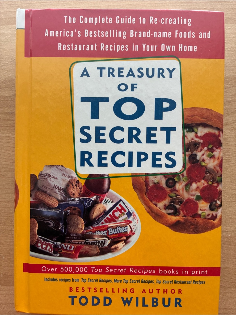 A Treasury of Top Secret Recipes Cookbook - Yellow by